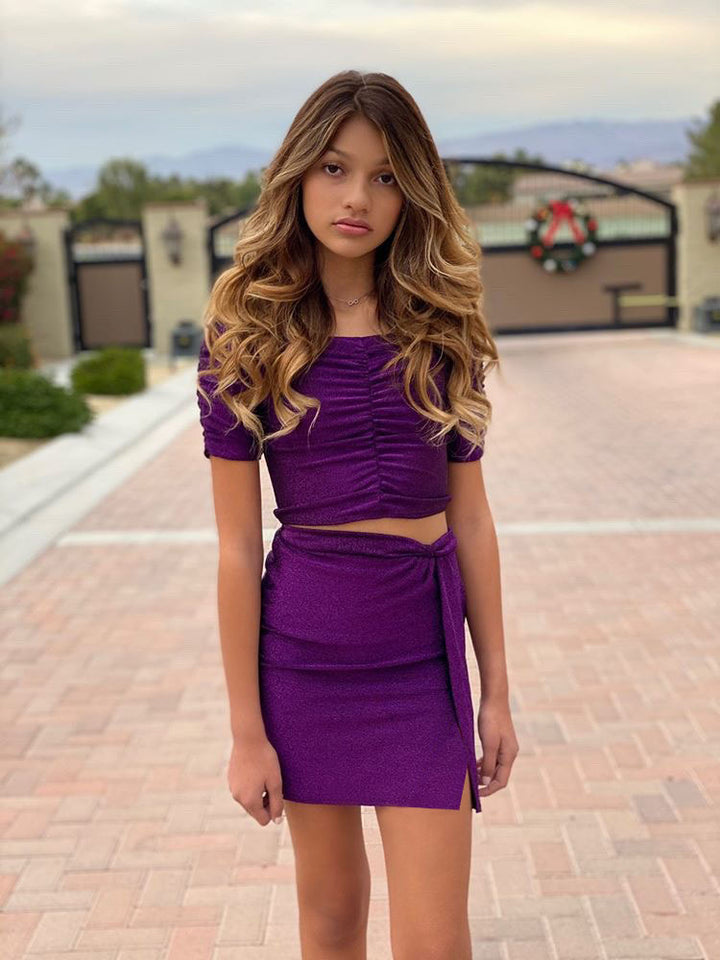 NATALIA PURPLE METALLIC Gigi Ri Fashion Boutique