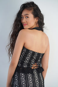 Cierra Skirt Set- Black Lace