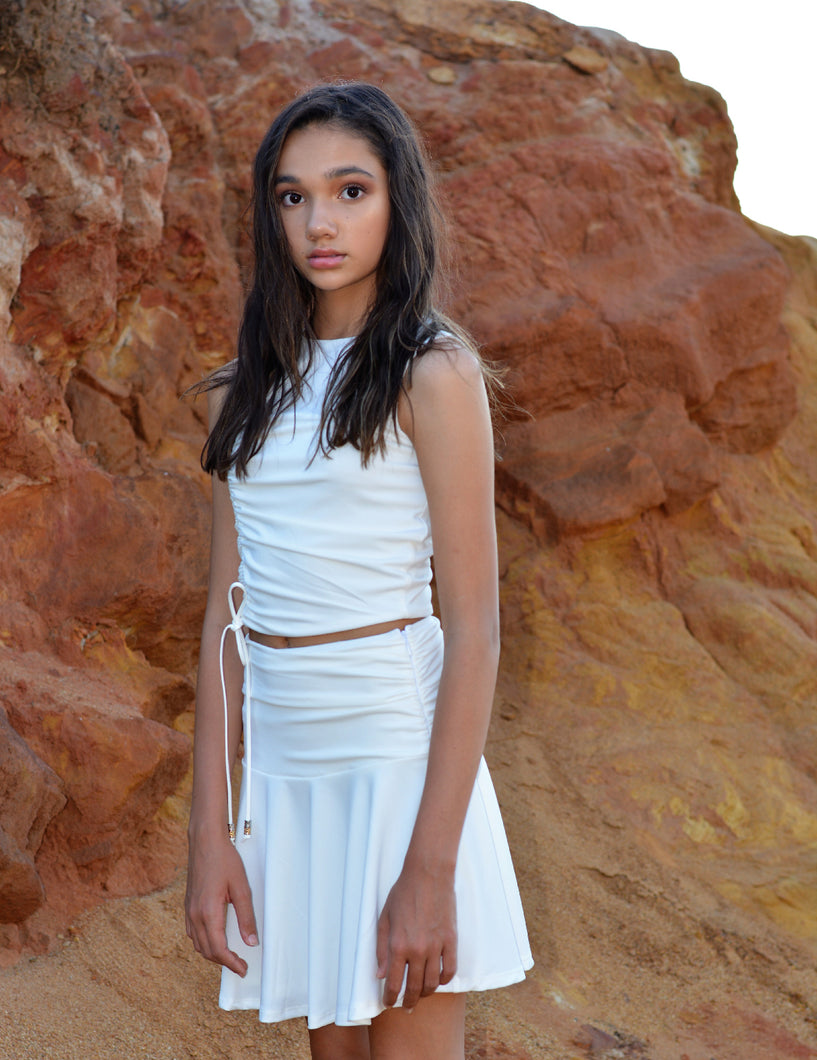 White Mia Skirt Set