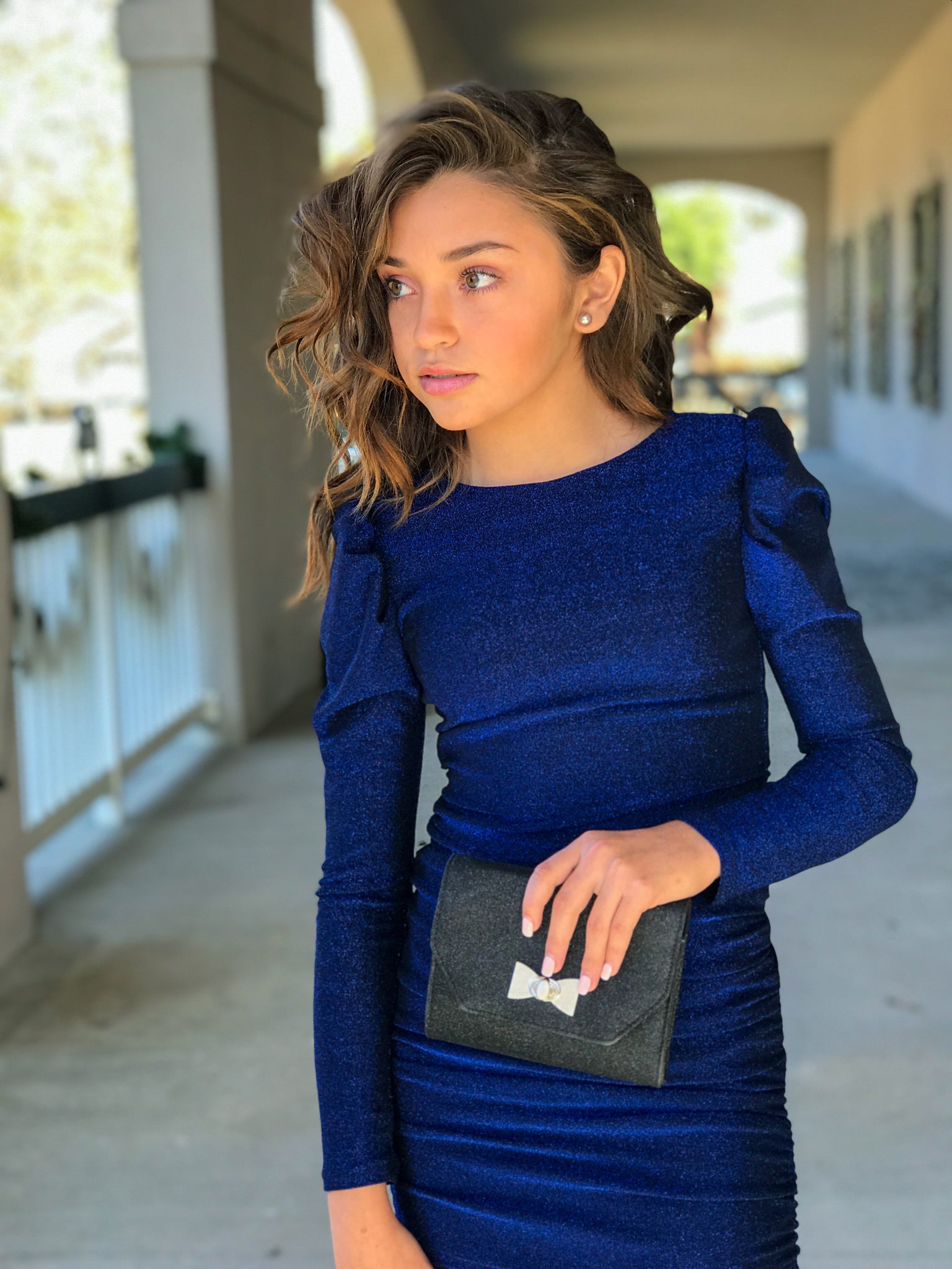 Presley Rippy PRESLEY METALLIC PUFF SLEEVE – Gigi Ri Fashion Boutique